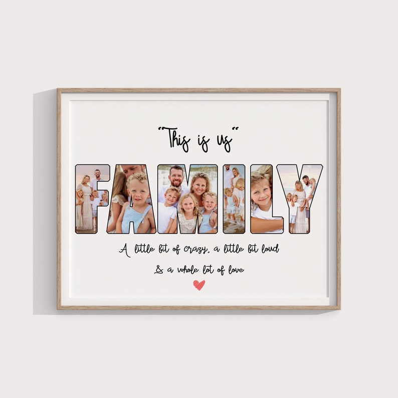 Personalized Wall Art Mom Gift From Daughter Custom Mother Etsy