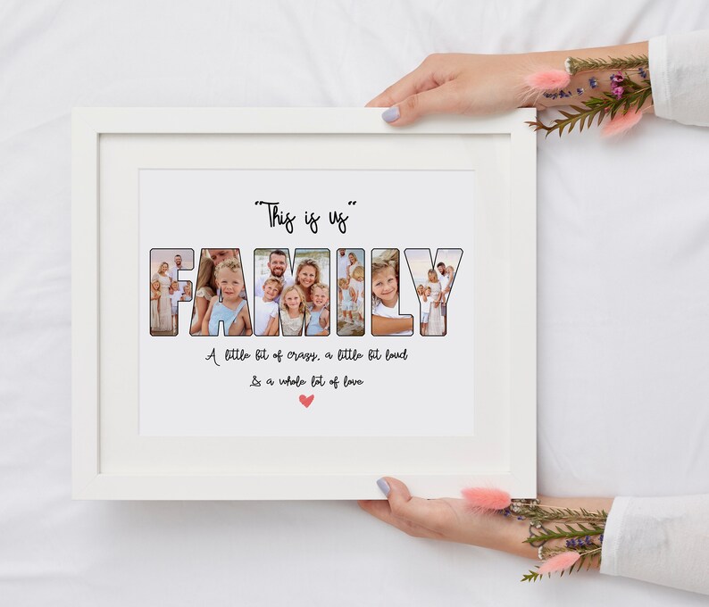 Personalized Wall Art Mom Gift From Daughter Custom Mother Etsy