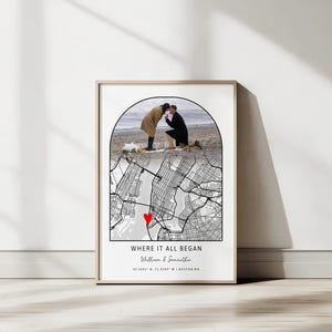 Carte de couple personnalisée, cadeau d'art carte personnalisé, anniversaire à imprimer, cadeau de mariage, amour interurbain, coordonnées personnalisées, téléchargement numérique