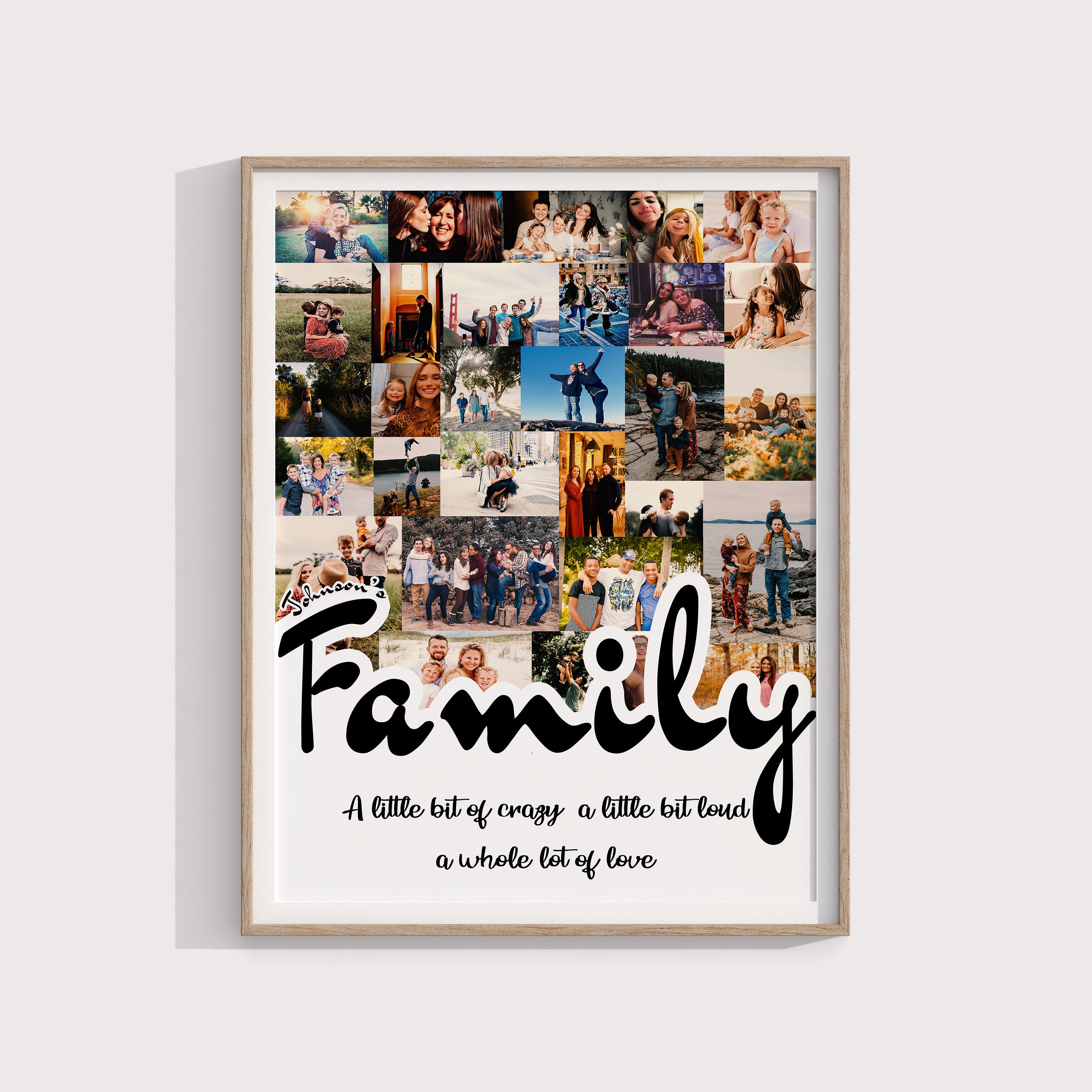 Digital Custom Family Portrait Gift Idea for Family Custom Etsy