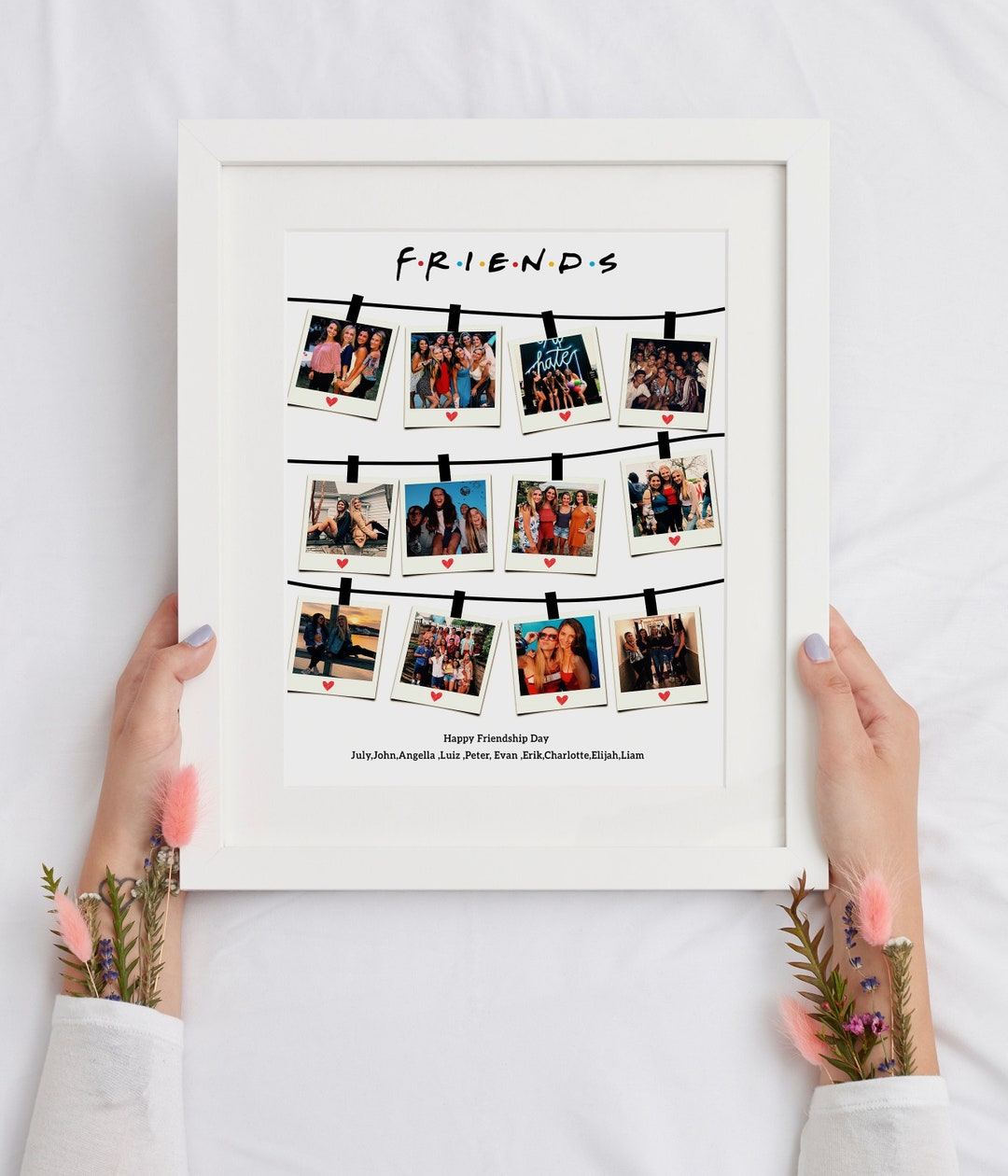 Buy Best Friend Gifts, Best Friends Photo Collage, Personalized Best Friend  Keepsake, Bestie Gift, Friendship Print, Best Fiends Forever Gift Online