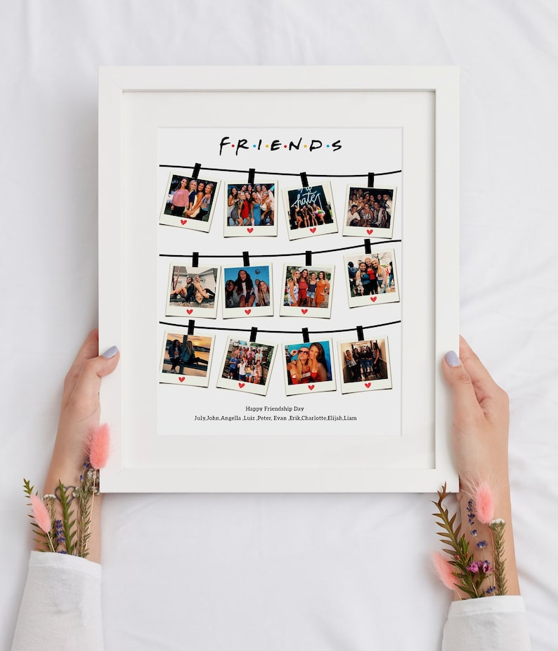 Buy Best Friend Gifts Best Friends Photo Collage Personalized Online in India Etsy