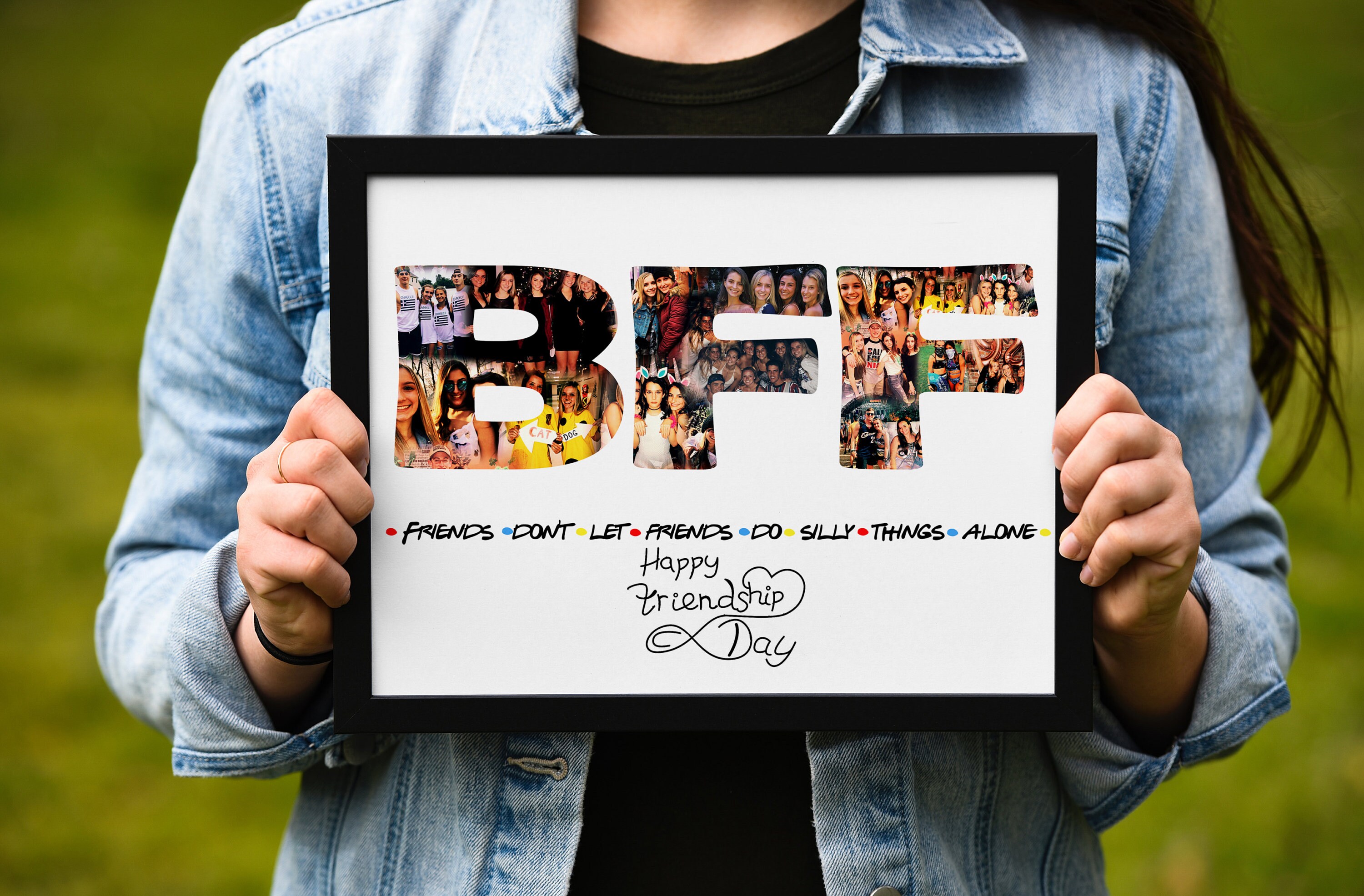 BFF Collage indie collage picture frames BFF digital picture Etsy