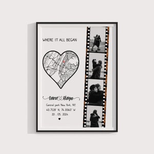 Verlobung Geschenk | Engagement Druck | Verlobung Karte Print | Paare Geschenk | Personalisierte Landkarte | Verlobungskarte | Verlobung Geschenke