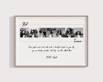 friends,Best Friends Photo Collage, Best Friend Gift, gifts for friends, Bestie Gifts, Gift for Friend, friends merch printable gift