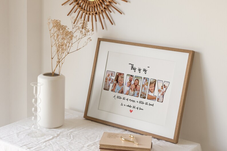 Personalized Wall Art Mom Gift From Daughter Custom Mother Etsy