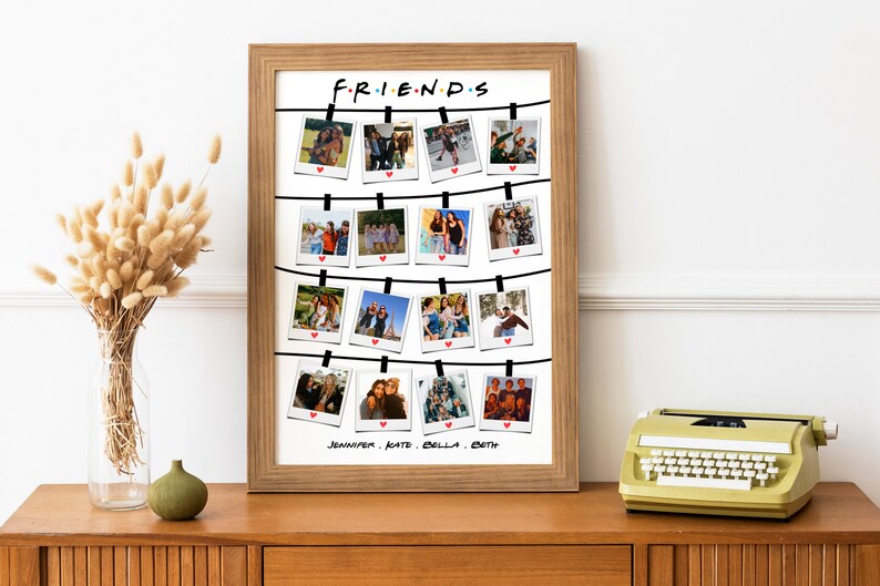Best Friend Gifts Best Friends Photo Collage Personalized Etsy