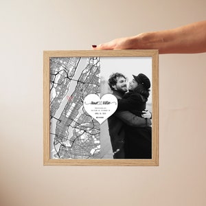 Carte cadeau d'anniversaire de naissance, premier rendez-vous avec impression de carte personnalisée, joli cadeau de relation, impression de carte personnalisée cadeau d'anniversaire de mariage