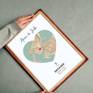 Rustikale Landkarte, benutzerdefinierte Boho Koordinaten Kunst, digitales Hochzeitsgeschenk, druckbare Liebesdatei, Landkarte, personalisierte romantische Dekoration