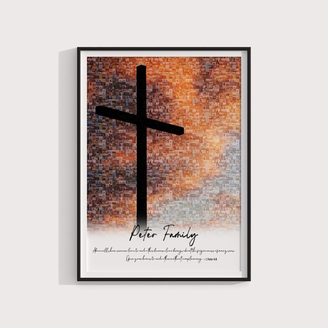 Cross Bible Art Bible Verse Christian Wall Art Jesus Art Scripture Wall ...