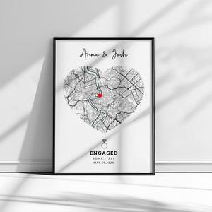 Carte de couple LGBTQ, coordonnées d'amour personnalisées, cadeau de mariage numérique, oeuvre d'art imprimable de la fierté, décoration de couple gay personnalisée, carte d'anniversaire de LGBTQ