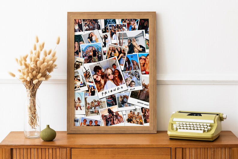 Best Friend Gifts Best Friends Photo Collage Personalized Etsy