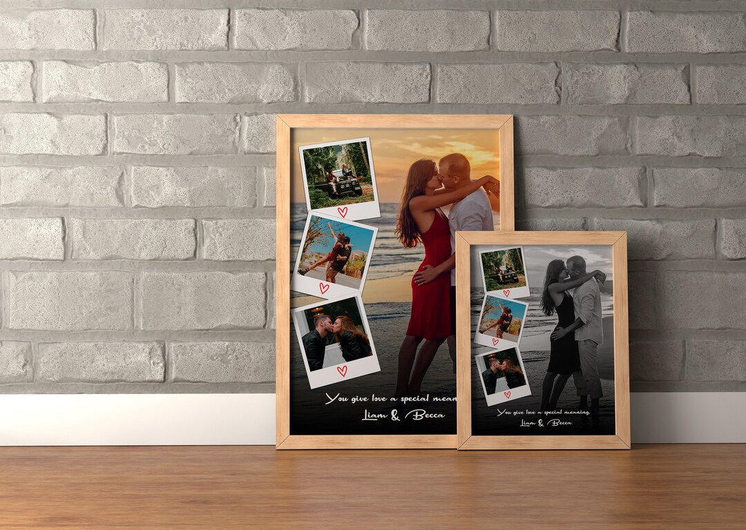 Personalised Couples Anniversary Print Ideal for Valentines Day Gift or ...