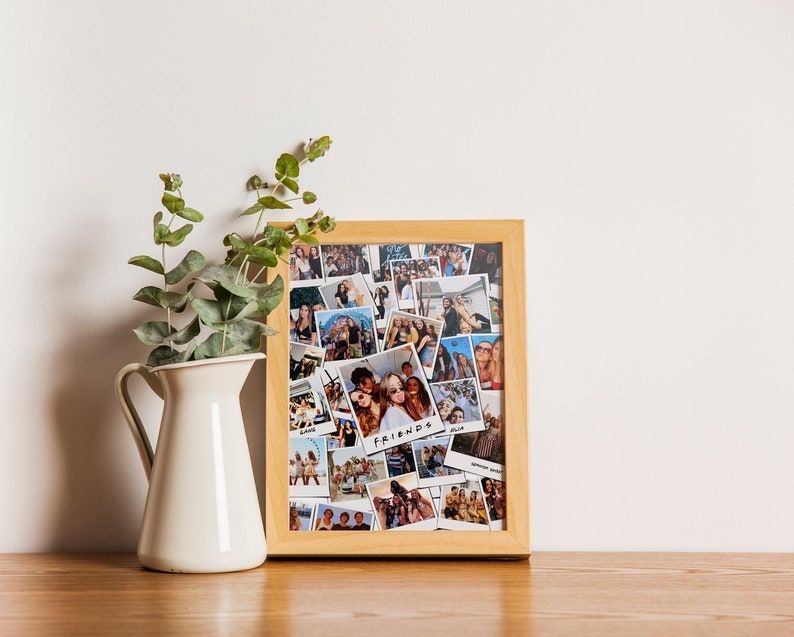 Best Friend Photo Collage Personalized Bff Photo Collage Etsy