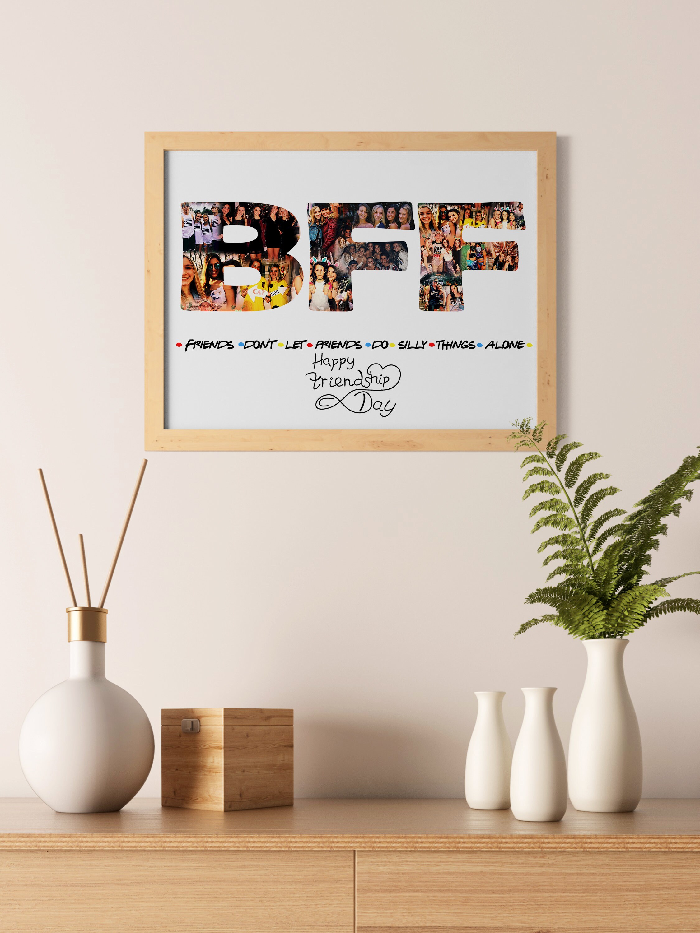 BFF Collage indie collage picture frames BFF digital picture Etsy
