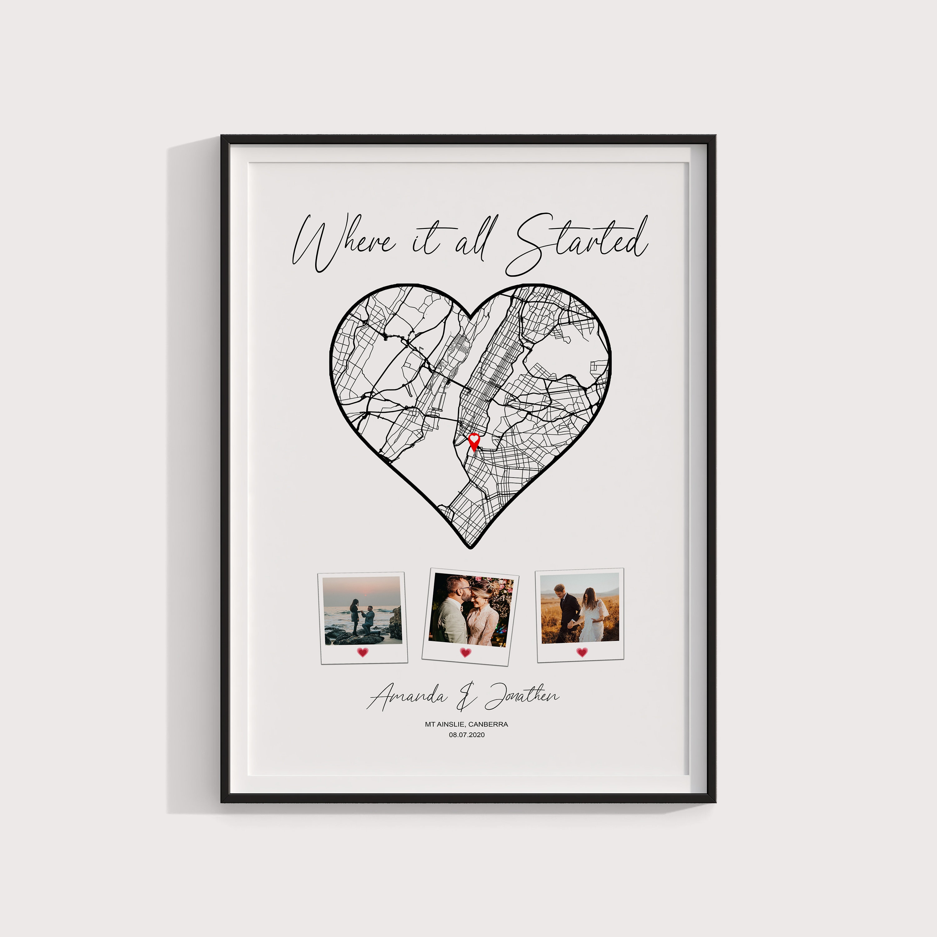 First Date Gift, Our First Date Memory, the Night We Met, Date