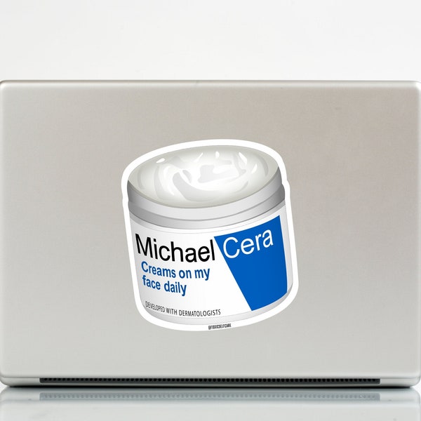 Michael Cera sticker | Cerave | Funny sticker | Michael Cera Commercial