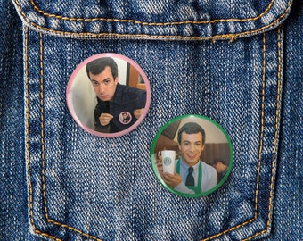 Pines y pegatinas de Nathan Fielder: Arte de fans de Comedy Central