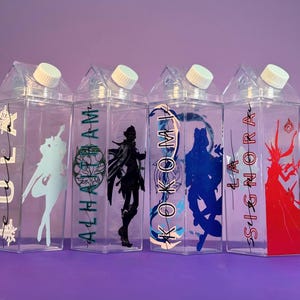 原神キャラクタービニール牛乳パックウォーターボトルグッズ（ユーラ/アルハイサム/ココミ/ラシニョーラ）