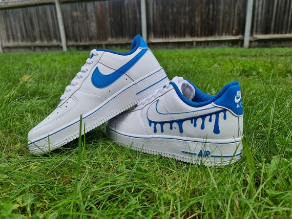 nike air force 1 blue drip
