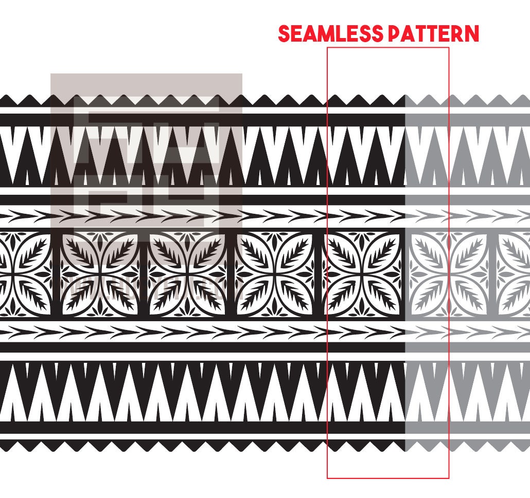 Samoan Siapo Tatau Polynesian Tribal SVG Instant Digital Etsy Ireland