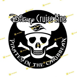 DCL, Pirates in the Caribbean, Skull, Diz Cruise Line, Mickey, Castaway Cay | SVG PNG | Silhouette Cricut Cutting Ready Instant Download