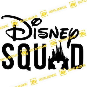 Mickey, Squad, Orlando, Castle, Celebration / SVG PNG / Silhouette Cricut Cutting Ready Instant Download
