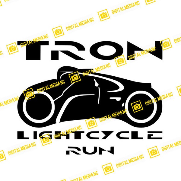 Tron Lightcycle Run, Flynn, World, Orlando, Mickey, Magic, Castle | SVG PNG | Silhouette Cricut Cutting Ready Instant Download