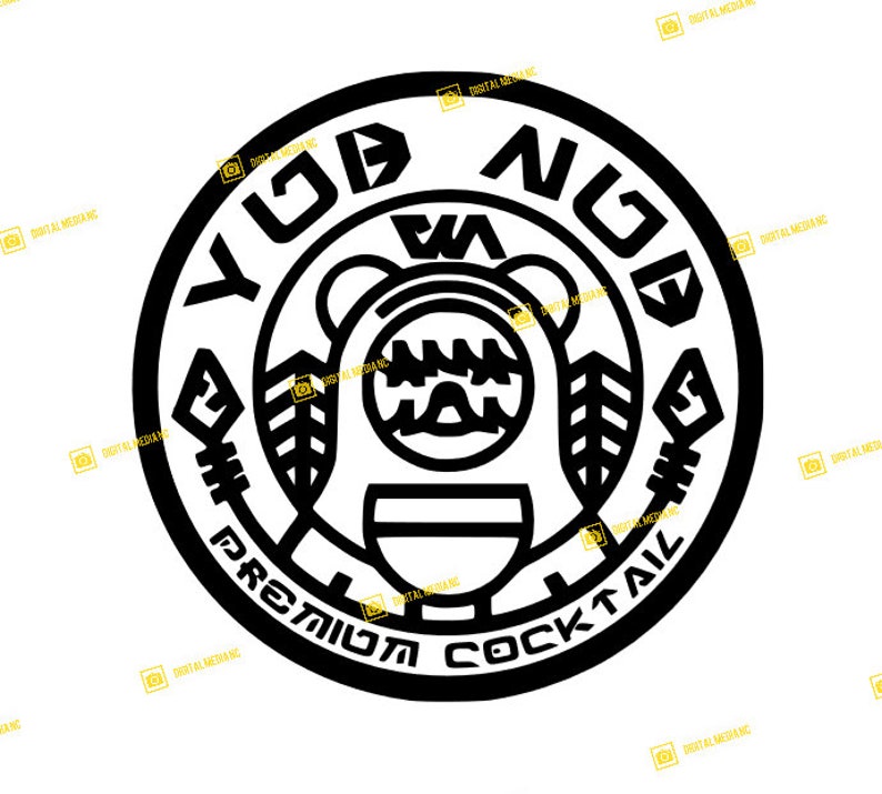 Star Wars, Oga's Cantina, Yub Nub, Galaxy's Edge, Orlando, Dis World | SVG PNG | Silhouette Cricut Cutting Ready Instant Download image 1
