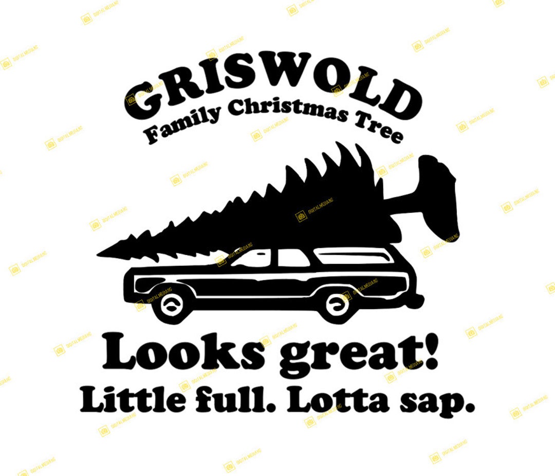 Griswold Family Christmas Tree Christmas Vacation Movie SVG PNG