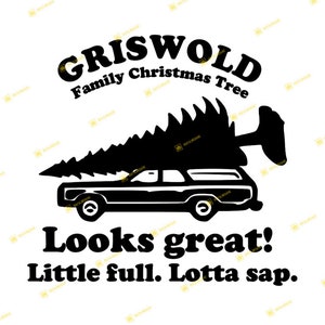 Griswold Family Christmas Tree Christmas Vacation movie | SVG PNG | Silhouette Cricut Cutting Ready Instant Download
