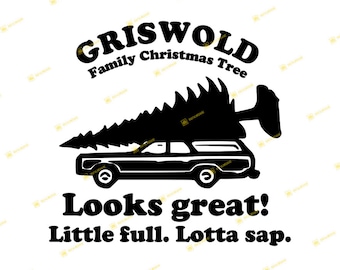 Griswold Family Christmas Tree Christmas Vacation movie | SVG PNG | Silhouette Cricut Cutting Ready Instant Download