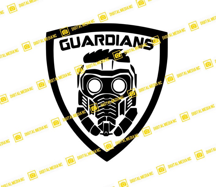 Star Lord, Guardians of the Galaxy, Rocket, Gamora, Drax, Groot | SVG PNG | Silhouette Cricut Cutting Ready Instant Download