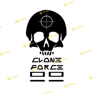 Star Wars, The Bad Batch, Clone Force 99 / SVG PNG / Silhouette Cricut Cutting Ready Instant Download
