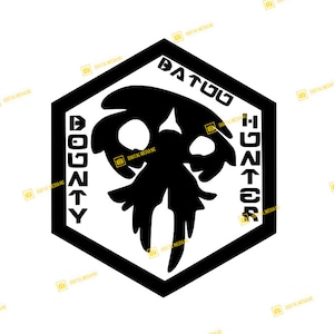 Star Wars, Batuu Bounty Hunter, Galaxy es Edge | SVG PNG | Silhouette Cricut Sofort Download
