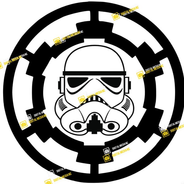 Star Wars Imperial Stormtrooper | SVG PNG | Silhouette Cricut Cutting Ready Instant Download