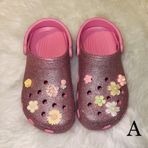 Flower Croc Charms set, cute charms, shoe decorations, floral charms