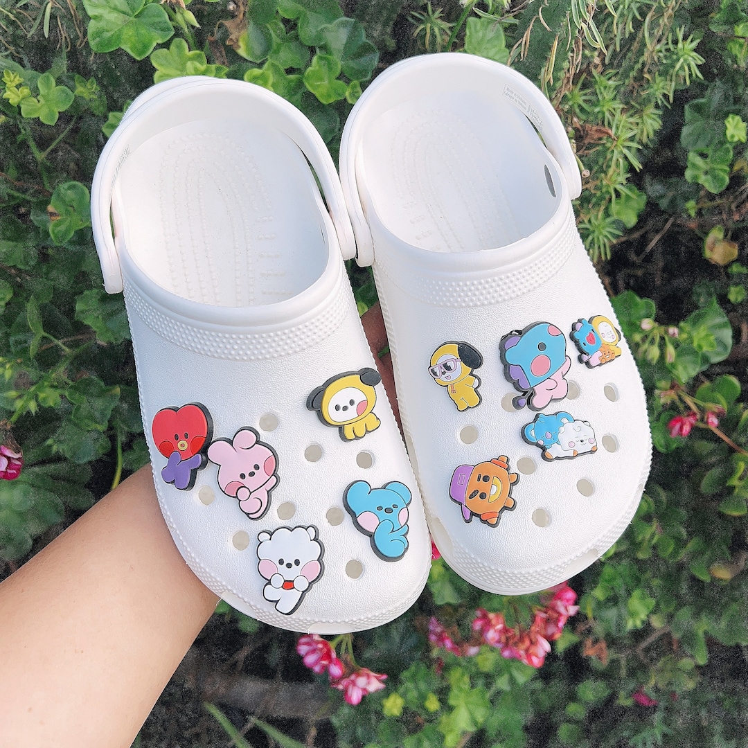 Bt21 Croc Charms, Cute, Kpop Charms, Shoe Decorations, BTS Croc Charms ...