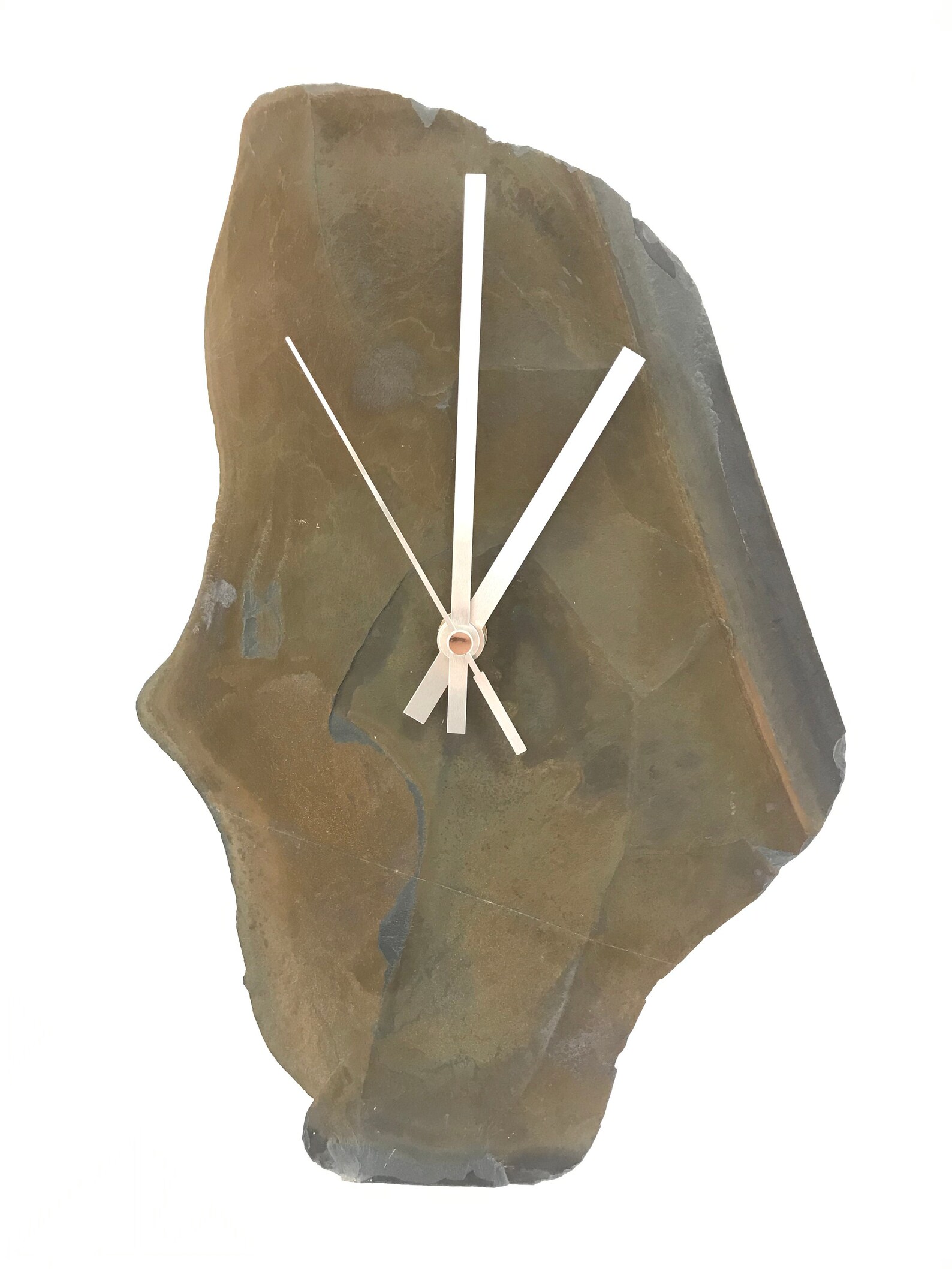 Natural Welsh Slate Wall Clock Etsy