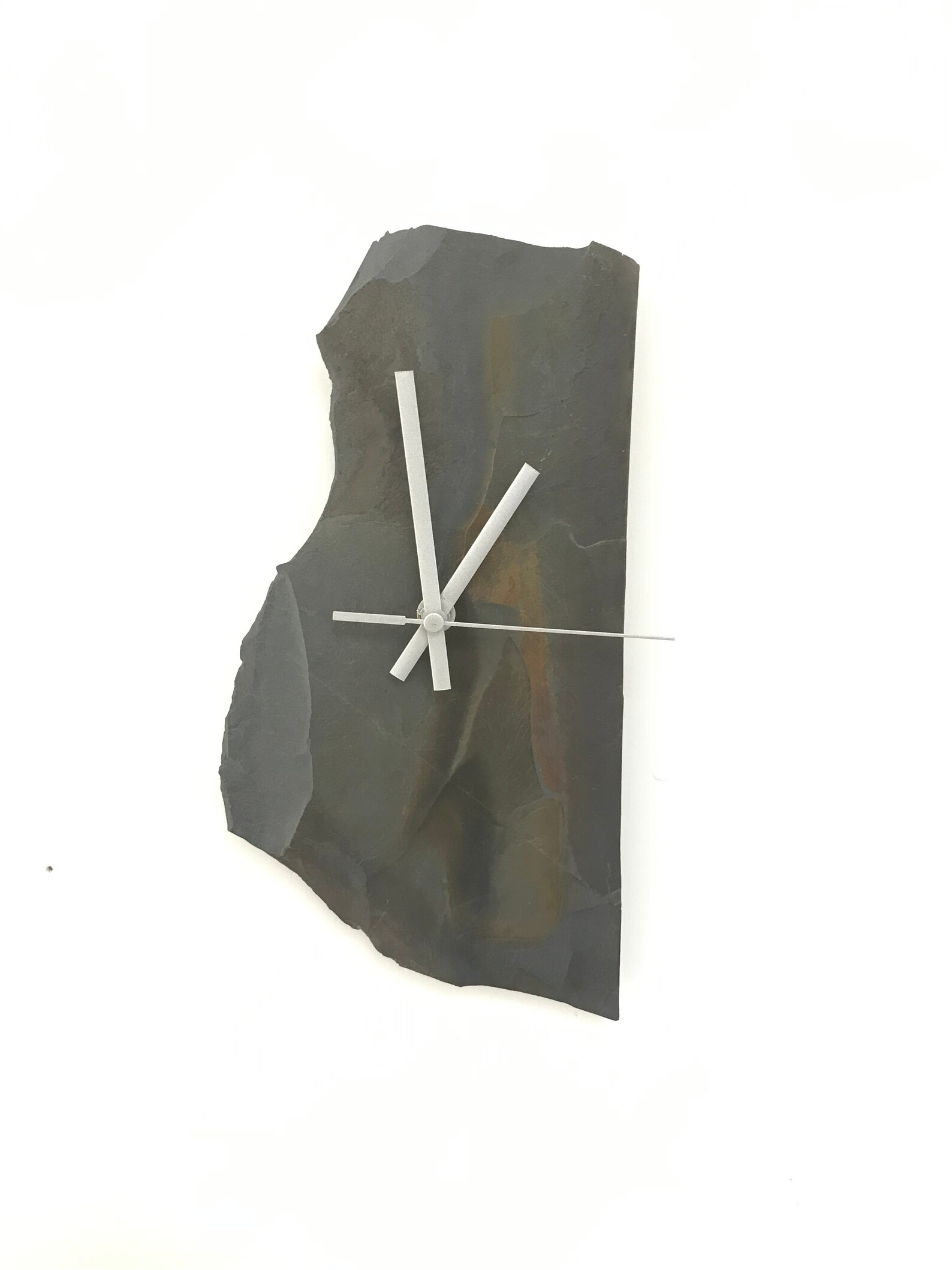 Natural Welsh Slate Wall Clock Etsy