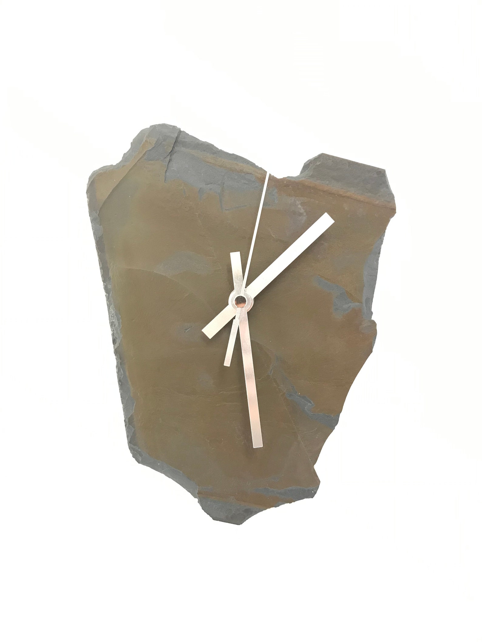 Natural Welsh Slate Wall Clock Etsy UK