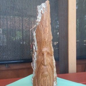 Large Hand Carved Rustic Wood Statue &quot;Grumpy&quot; - Rustic Log Cabin and Lodge Decor