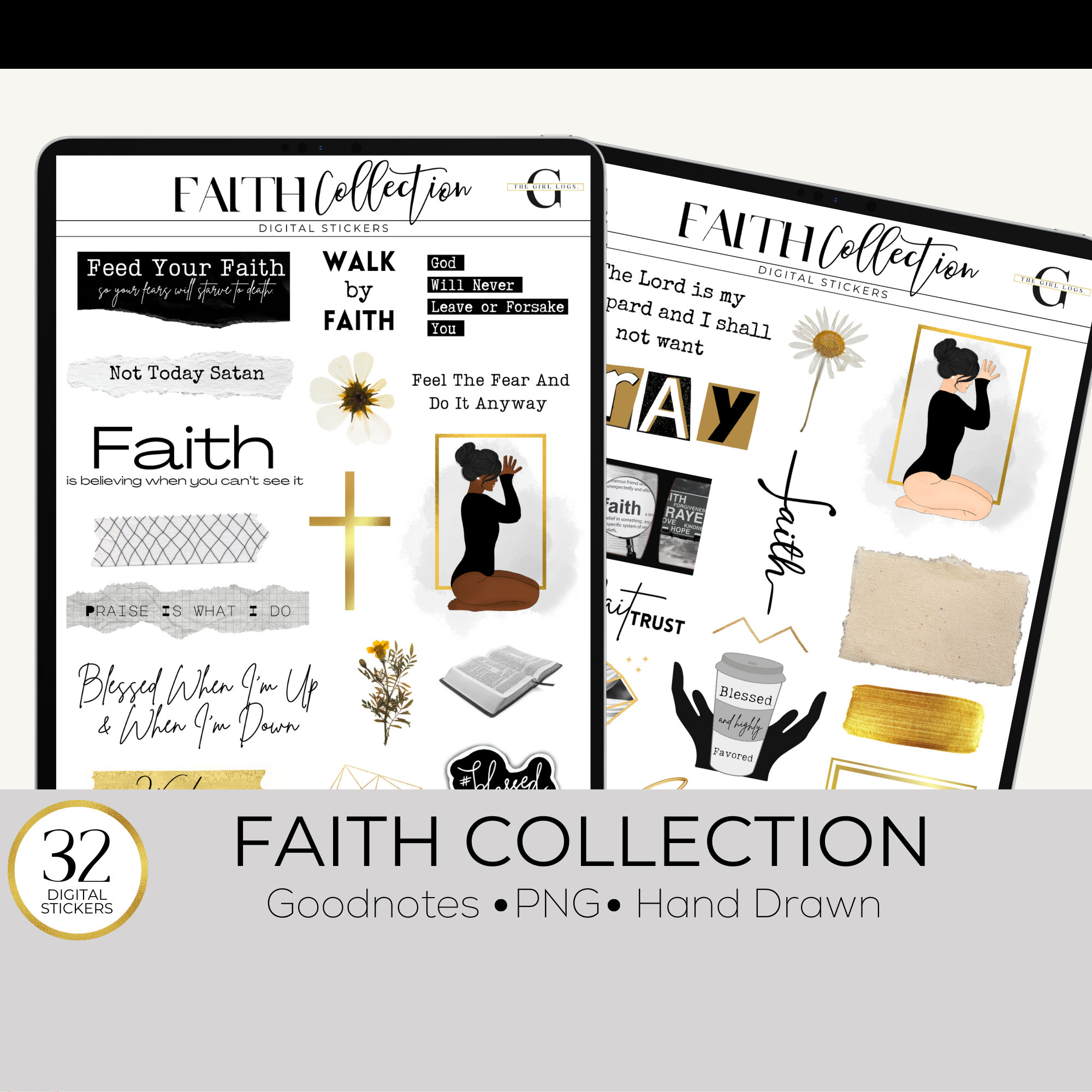 Faith Digital Stickers – DGPDesignsCo.