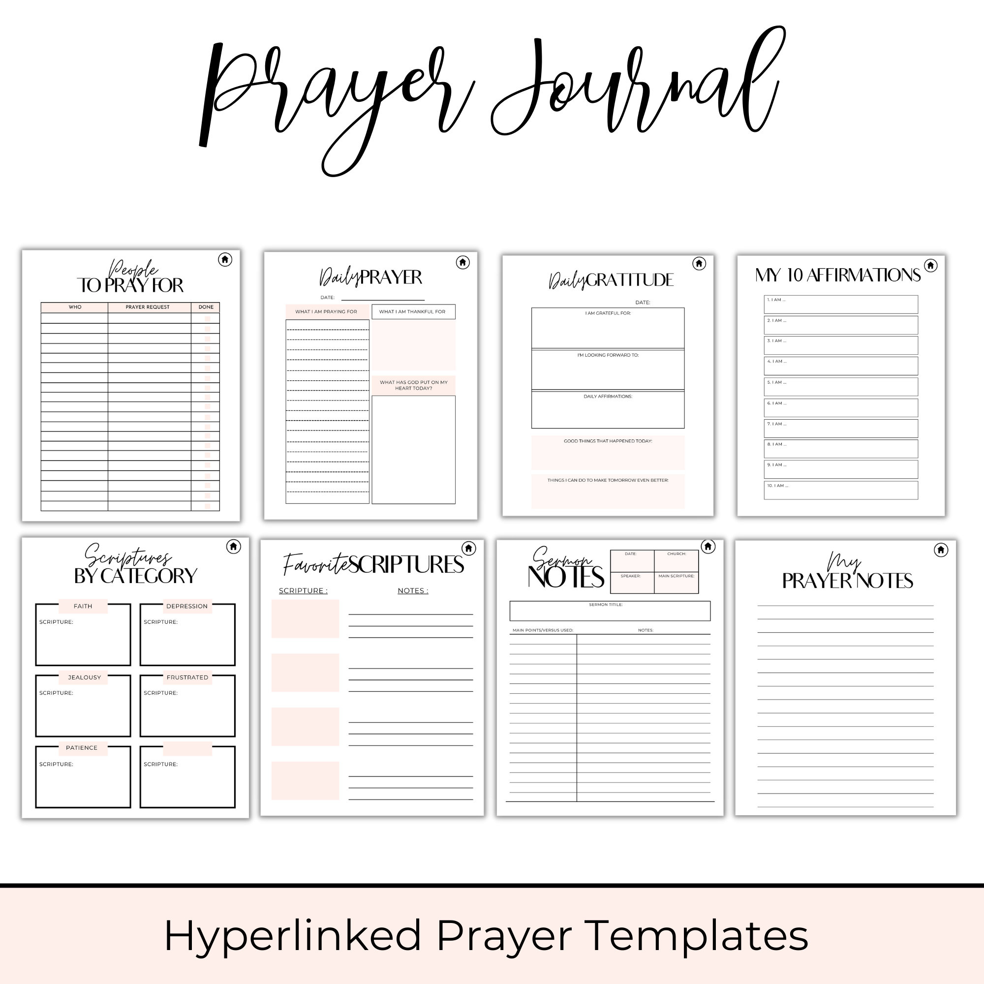 Prayer Planner, Prayer Notes, Sermon Notes, Notability Planner ...
