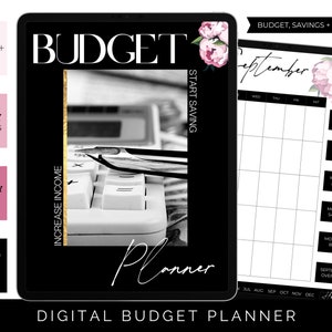 Digital Budget Planner, Digital Finance Planner, Budget Binder, Budget Planner Stickers