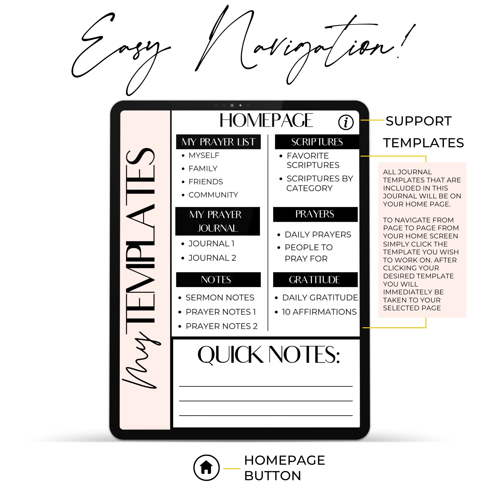 Prayer Planner, Prayer Notes, Sermon Notes, Notability Planner ...