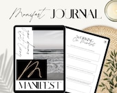 Manifestation Journal, 369 Manifest Journal, Self Care Planner, Digital Manifest Journal, Manifest Notebook