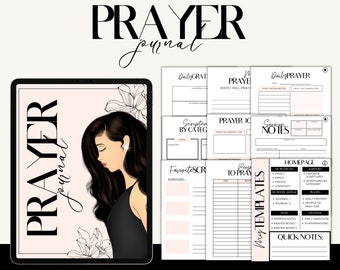 Prayer Planner, Prayer Notes, Sermon Notes, Notability Planner, Goodnotes Template, Prayer Templates