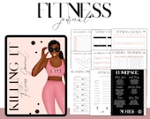 Weight Loss Journal: Hyperlinked Fitness Journal for Goodnotes, Notability, Weight Loss Tracker, Fitness Planner, Wellness Templates