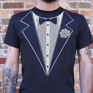Tuxedo t shirt tattoo hotsell
